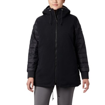 Columbia Ženske Jakne - Boundary Bay Hybrid Plus Size Crne | ONKL-67512